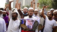 Dewan Kepercayaan Muslim Prancis (CFCM) menyakini bahwa pemerintah tidak menganiaya kaum Muslim di sana. AP Photo/Mahmud Hossain Opu  