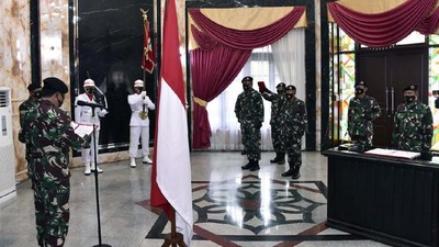 Panglima TNI Pimpin Sertijab Kasum, Kabais dan Dandenma