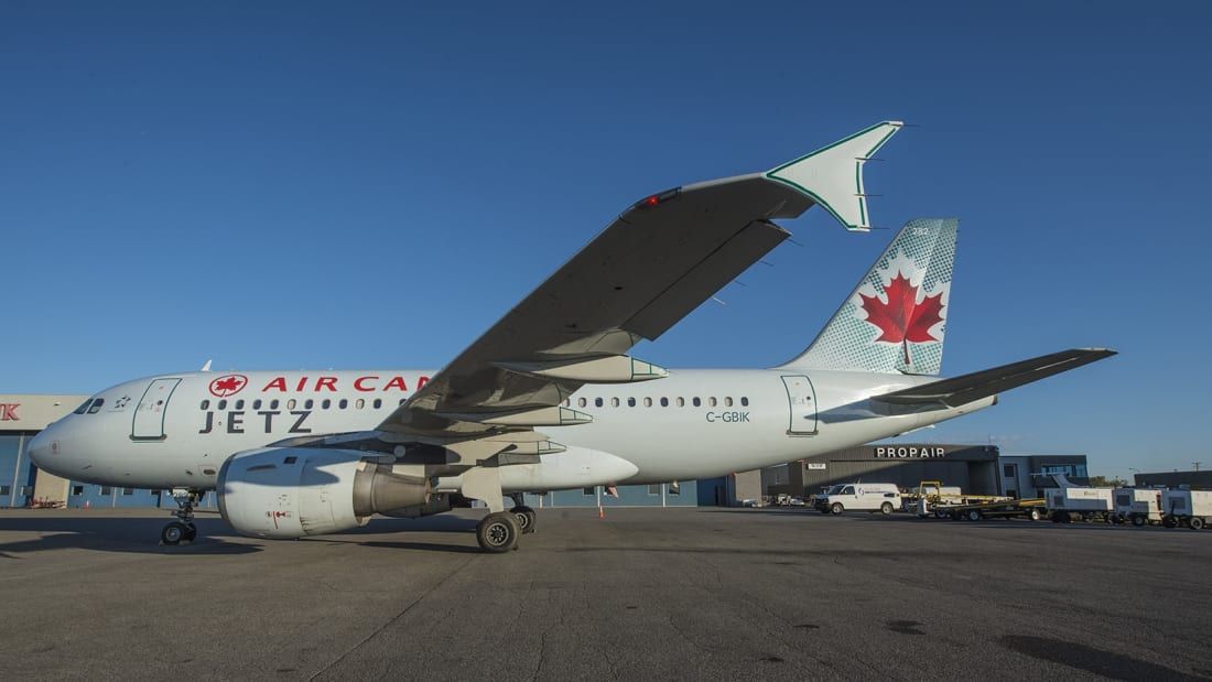 Pesawat Airbus A319 Jetz Air Canada