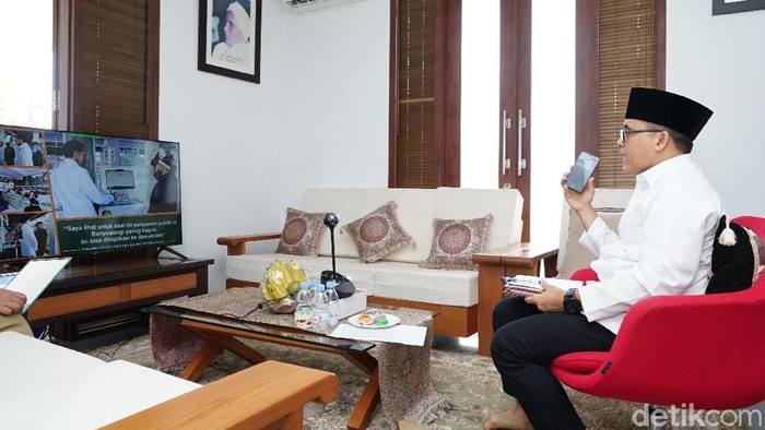 Saat Bupati Anas Sharing Inovasi Daerah di Webinar Sistem Menejemen Nasional Lemhanas
