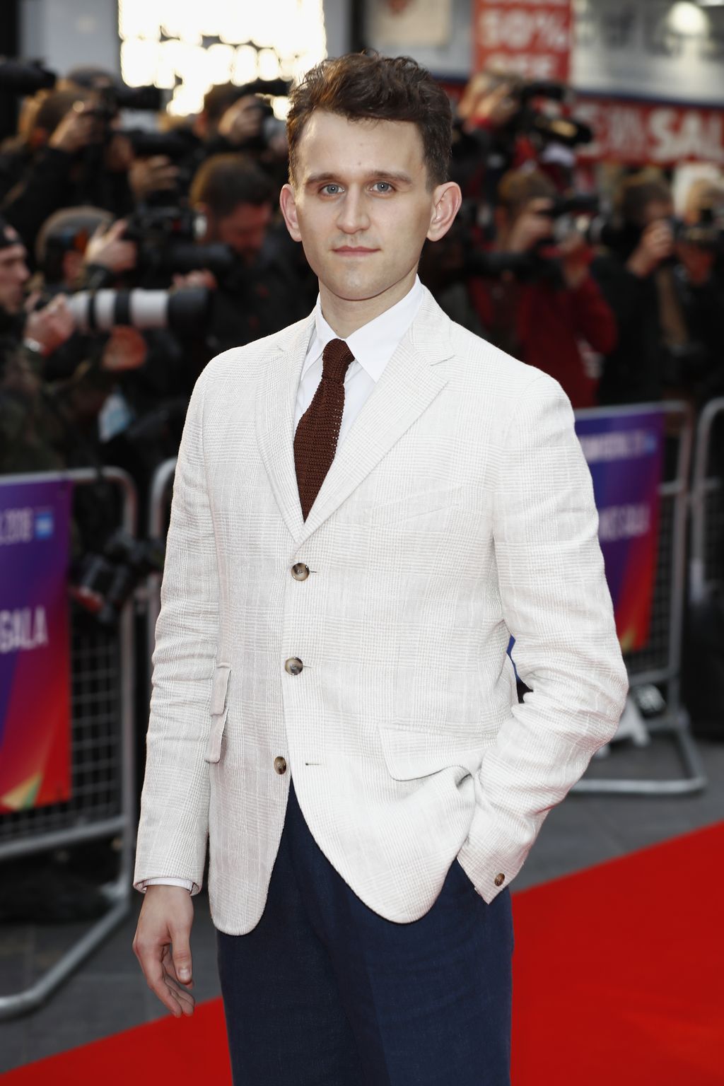 1051972596 LONDON, ENGLAND - OCTOBER 12: Harry Melling attends the UK Premiere of