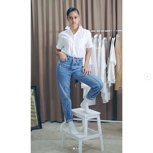 Asila Maisa Fatihah merupakan anak presenter Ramzi. Kerap menemani ayahnya syuting, sosok Asila pun kerap muncul di layar televisi. Foto: instagram.com/therealasilamaisa/