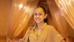 Gaya Fashionable Asila Maisa Fatihah saat Makan Mie dan Es Krim