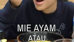 Gaya Fashionable Asila Maisa Fatihah saat Makan Mie dan Es Krim