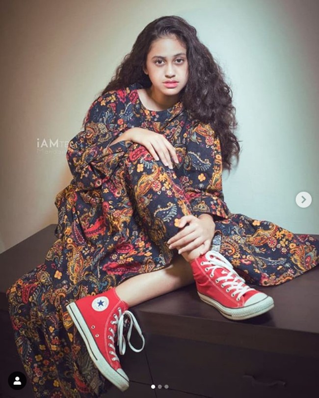 Asila Maisa Fatihah yang entah serius atau bercanda mau dijodohkan Ramzi dengan anak Ruben, Betrand Petro Putra Onsu, saat ini juga sedang mencoba berkarier di dunia hiburan. Asila memiliki suara yang merdu seperti Betrand Peto. Foto: instagram.com/therealasilamaisa/