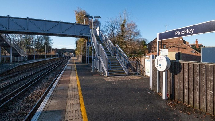 Pluckley Train Station in Kent, England