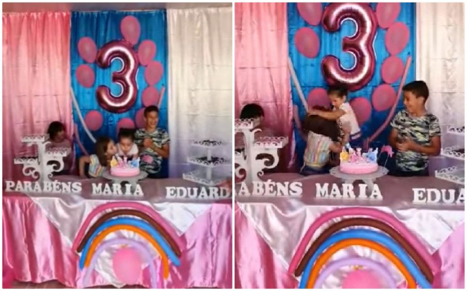 Kisah Dibalik Dua Bocah Rebutan Tiup Lilin Kue Ulang Tahun