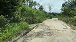 Jalan Provinsi di Lampung Rusak Parah
