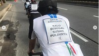 Berulang kali di media sosial beredar video yang menunjukkan pesepeda jadi korban begal sepeda. Itu memunculkan kekhawatiran dan keprihatinan di kalangan komunitas sepeda (Instagram @toomuchidea.cc)