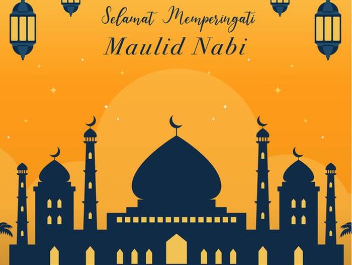 Happy Mawlid al-Nabi Muhammad SAW greeting card