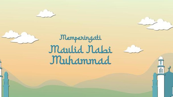 Happy Mawlid al-Nabi Muhammad SAW greeting card