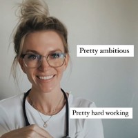 Sambil memakai kacamata dan memegang stetoskop, ia pun melanjutkan video dengan tulisan pretty ambitious, pretty hard working, dan pretty determined to achieve my dreams sebagai pretty yang dimaksud. Foto: Instagram @drculver