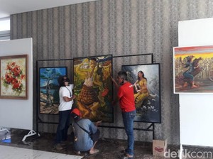 Kolaborasi dengan Hotel, Pelukis Banyuwangi Pameran Meski Pandemi COVID-19