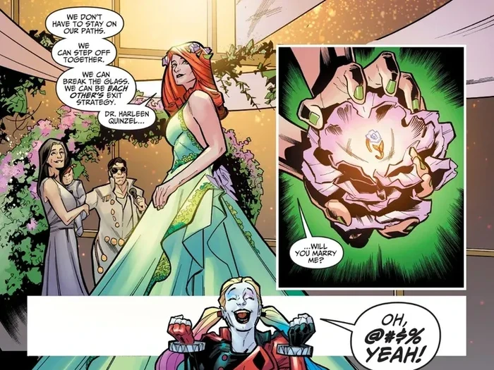 Poison Ivy dan Harley Quinn menikah