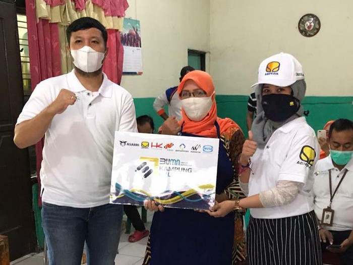 PT Brantas Abipraya (Persero) bersama Asabri, Wijaya Karya, Waskita Karya, Hutama Karya, Nindya Karya dan Perumnas mewujudkan program Kampung Milenial.