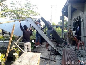 Gempa M 5,4 Terjang Mamuju Tengah, Sisakan Kehancuran Belasan Rumah