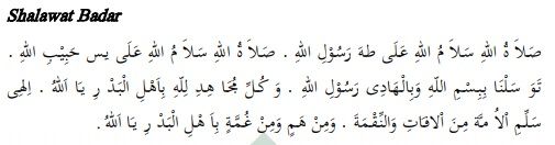 Sholawat Badar Sholawat Badar