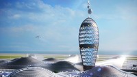 Bandar Antariksa ini memiliki berbagai fasilitas, di antaranya akademi pendidikan, toko, hotel, restoran makanan astronot, bioskop IMAX 4D, museum seni, gym hingga akuarium dengan tema luar angkasa.  (Space Port Japan Association, Dentsu, Canaria and Noiz Architects)