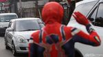 Ada Aksi Spiderman di Kemacetan Gadog