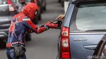 Ada Aksi Spiderman di Kemacetan Gadog