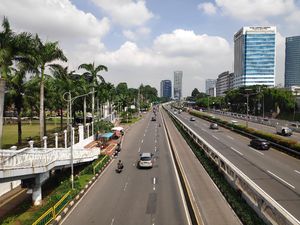 Lalin di Jalan Gatsu Lancar Jelang Rencana Demo Mahasiswa, Polisi Siaga
