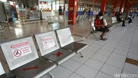 Di lokasi, sejumlah fasilitas pun tetap mengedepankan protokol kesehatan.