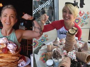 Capek Diet, Wanita Kekar Ini Pilih Jadi Tukang Makan Bayaran
