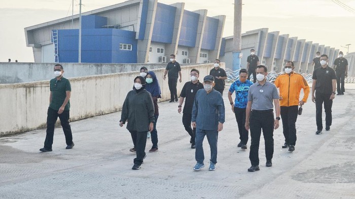 Wapres Maruf Amin jalan santai di Ancol Rabu (28/10) pagi