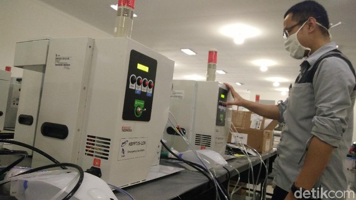 Alat kesehatan bertitel #BPPT3S-Len Emergency Ventilator.
