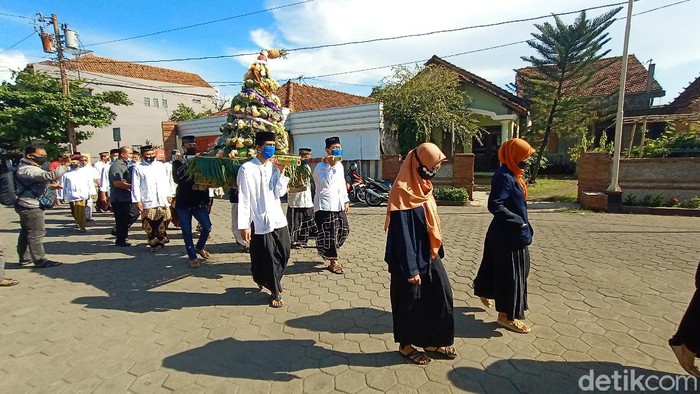 Ampyang Maulid di Kudus, Kamis (29/10/2020).