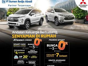 Beli Mitsubishi Xpander Cross & Pajero Sport Cicilan Bunga 0%, Mau?