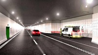 Penyeberangan menggunakan kapal feri saat ini memakan waktu 45 menit. Jika melalui Terowongan Fehmarnbelt hanya butuh tujuh menit dengan kereta api dan 10 menit dengan mobil. Istimewa/Dok. Femern via femern.com/en/Images-and-videos.