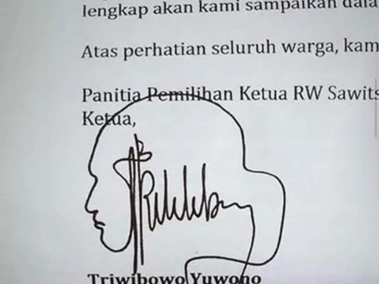 Kumpulan Tanda Tangan KTP Indonesia yang Ribet Tapi Lucu
