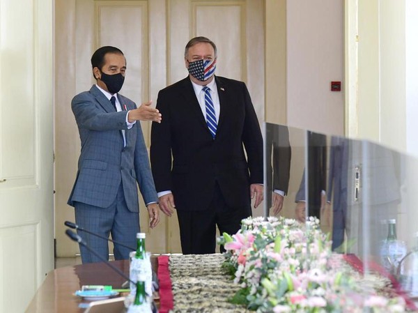 Menlu AS Mike Pompeo bertemu Presiden Jokowi