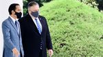 Potret Kehangatan Jokowi Sambut Menlu AS Pompeo di Istana Bogor