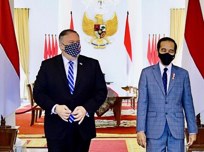 Potret Kehangatan Jokowi Sambut Menlu AS Pompeo di Istana Bogor