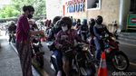 Potret Ratusan Kendaraan Antre di Taman Impian Jaya Ancol