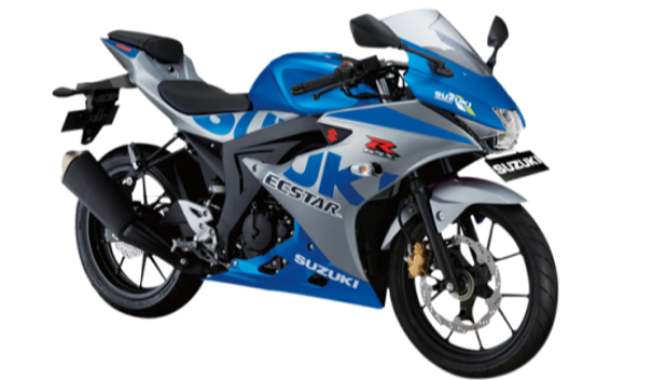 Suzuki GSX-R150 kini punya varian spesial. Sekujur body-nya dilabur warna ala tunggangan Alex Rins-Joan Mir saat berlaga di MotoGP 2020.