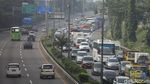 Foto: Tol JORR Arah Cikampek Pagi Ini Macet Parah