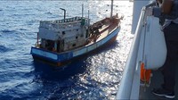 Kapal iegal itu ditangkap di Perairan Natuna Utara pada Kamis (29/10/2020).