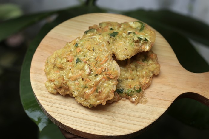 Gorengan Bakwan. Tasty Deep Fried Traditional Food From Indonesia