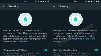 Selain pesan, WhatsApp memastikan akan mengenkripsi atau membenamkan penyandian end-to-end panggilan. Foto: WABetaInfo