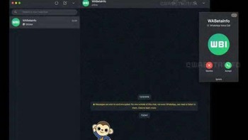 WhatsApp segera menambahkan dukungan panggilan suara dan video untuk versi websitenya. Dua fitur yang saat ini sudah tersedia lama pada versi seluler. Foto: WABetaInfo