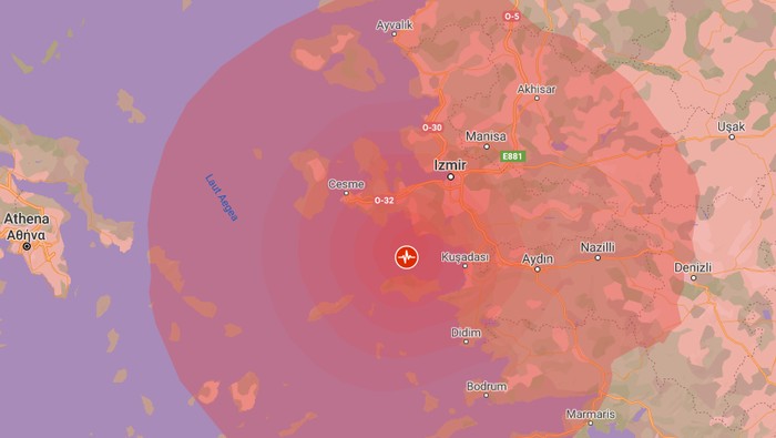 Gempa Turki Yunani