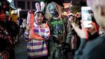 Halloween di Wuhan: Parade Mobil Hias dan Kostum Seram