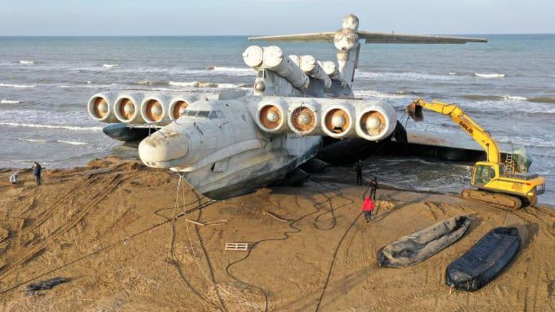 Monster Laut Kaspia Muncul ke Permukaan, Pesawat Aneh Soviet