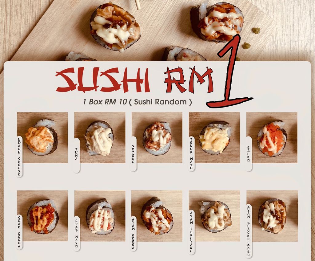 Mulia! Penjual Sushi Ini Sumbangkan 50 Buah Sushi Tiap Jumat
