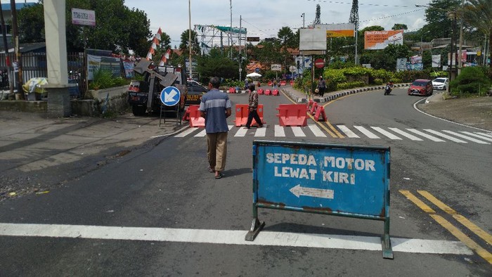 One way di Puncak Bogor arah Jakarta (Foto: Sachril/detikcom)