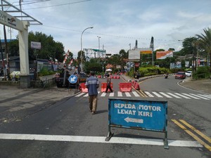 Polisi Terapkan One Way Arah Jakarta di Puncak Bogor Siang Ini