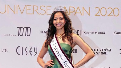 Pesona Aisha Harumi Tochigi, Miss Universe Jepang 2020 Keturunan Ghana